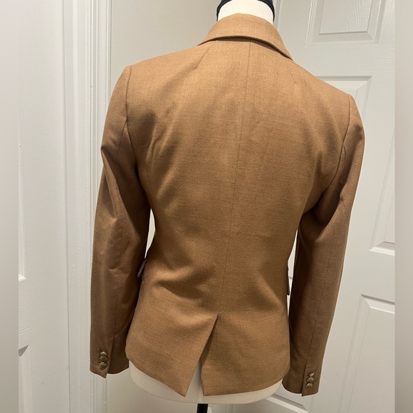 Women’s J.Crew Camel Blazer — Size 2 — Gold Buttons | Perfect Exterior ✨ - Picture 11 of 17